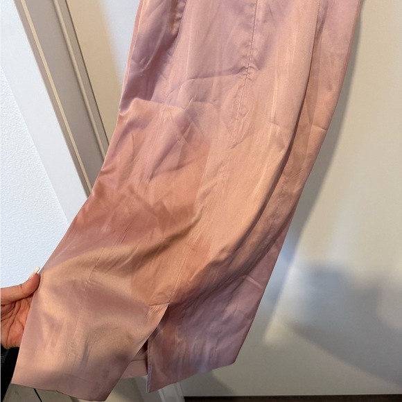 House of CB Blush Satin Dress with Embellished Straps - Picture 6 of 10